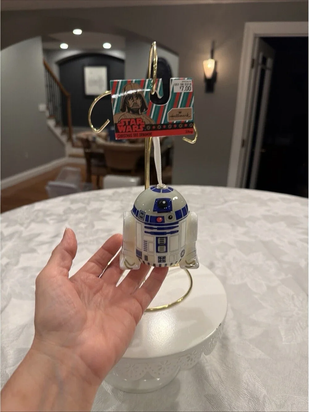 Hallmark Star Wars R2-D2 Ornament Shatterproof With Tags